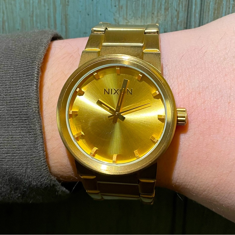 Nixon Cannon “All Gold” Watch